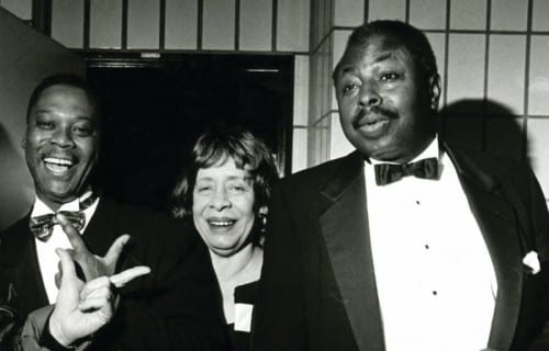 From left: Steve Williams, Shirley Horn and Charles Ables. Courtesy the Shirley Horn Collection at the Library of Congress