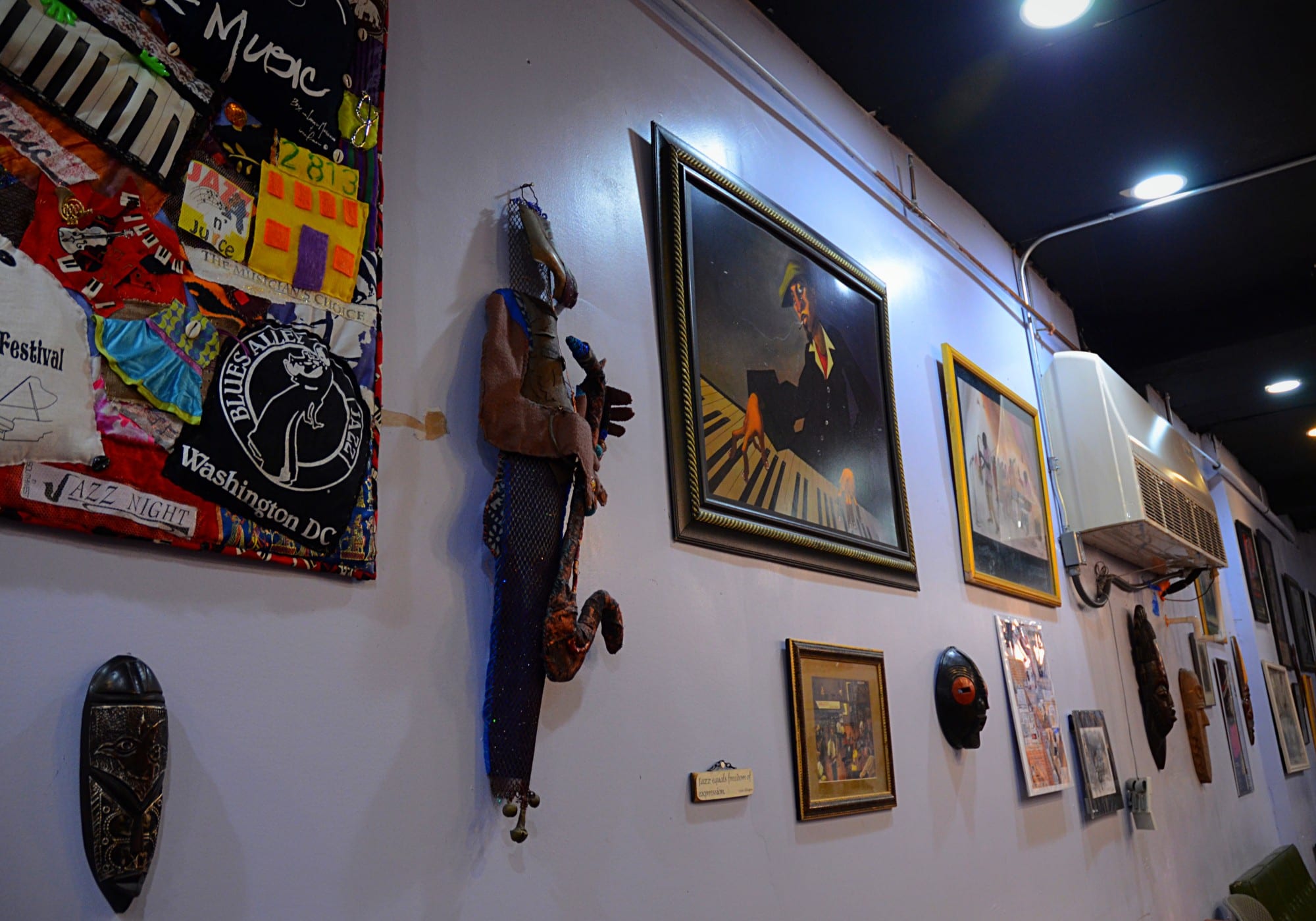 Art covers the walls at JACS. Barédu Ahmed/CapitalBop