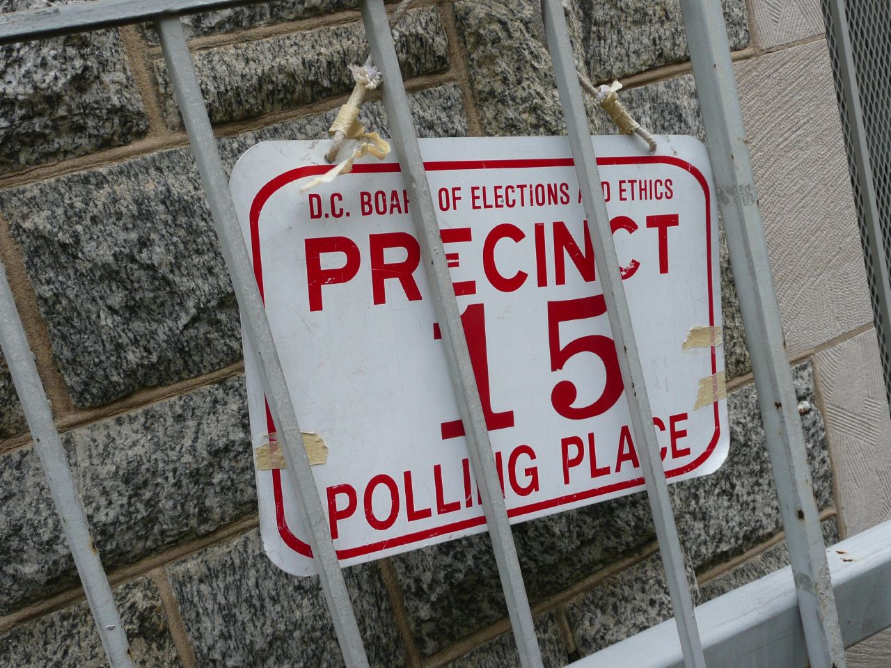 D.C. Precinct 15 sign/Courtesy angela n./Flickr